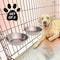 Pet Adobe Set of 2 Stainless Steel Hanging Pet Bowls for Food and Water, Dogs / Cats 48-Fl Oz 975685JCY - alternate 1